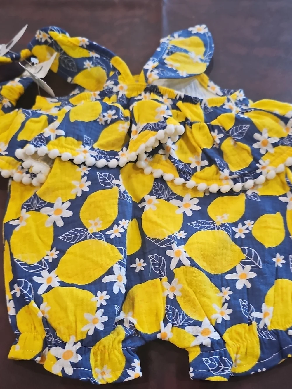 X Blue And Yellow OnePiece sz 6-9M​